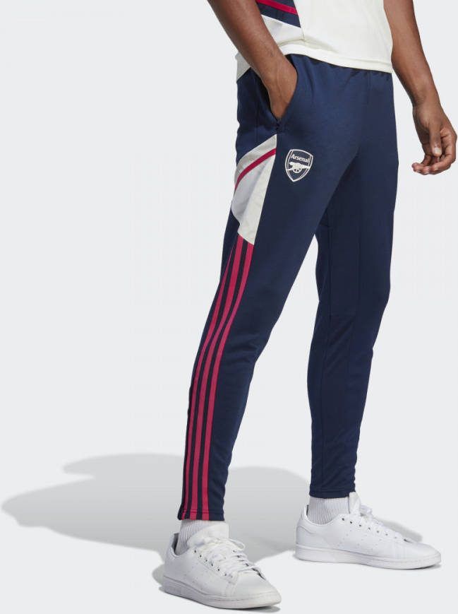 adidas Arsenal Trainingsbroek 2022 2023 Donkerblauw Wit Felroze