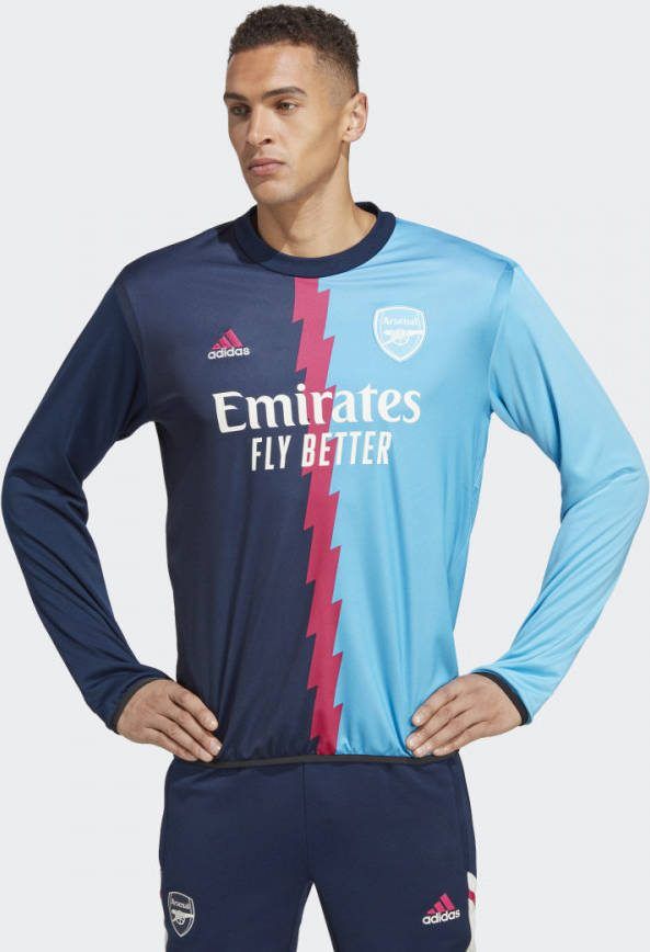 adidas Arsenal Trainingsshirt Pre Match Warm Navy/Bordeaux/Blauw