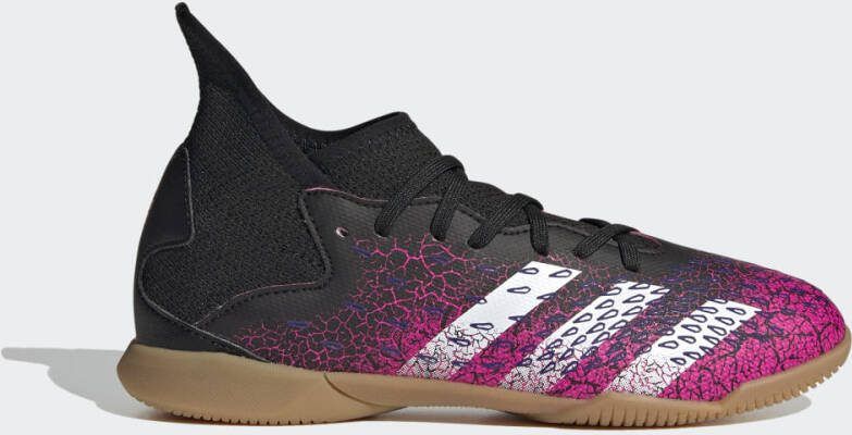 Adidas Kids adidas Predator Freak.3 Zaalvoetbalschoenen (IN) Kids Zwart Wit Roze