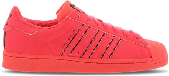 Adidas Superstar Stripe Life Heren Schoenen Red Leer 1/3