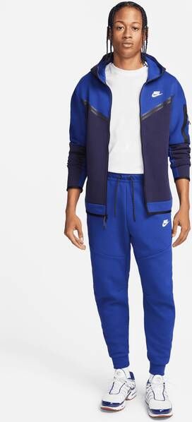 Nike Tech Fleece Jogger Blauw Wit