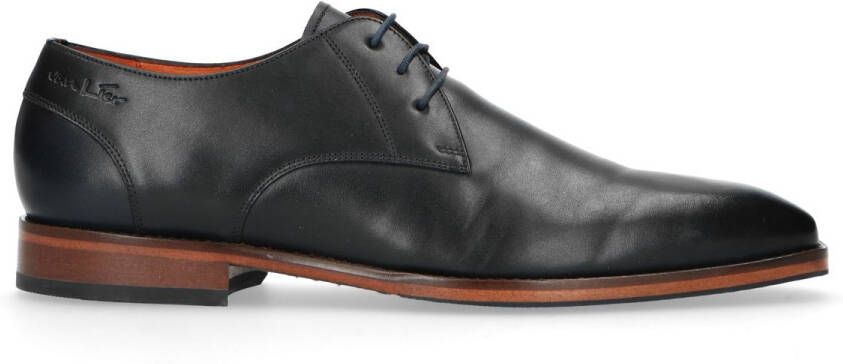 Van lier Zwarte veterschoenen