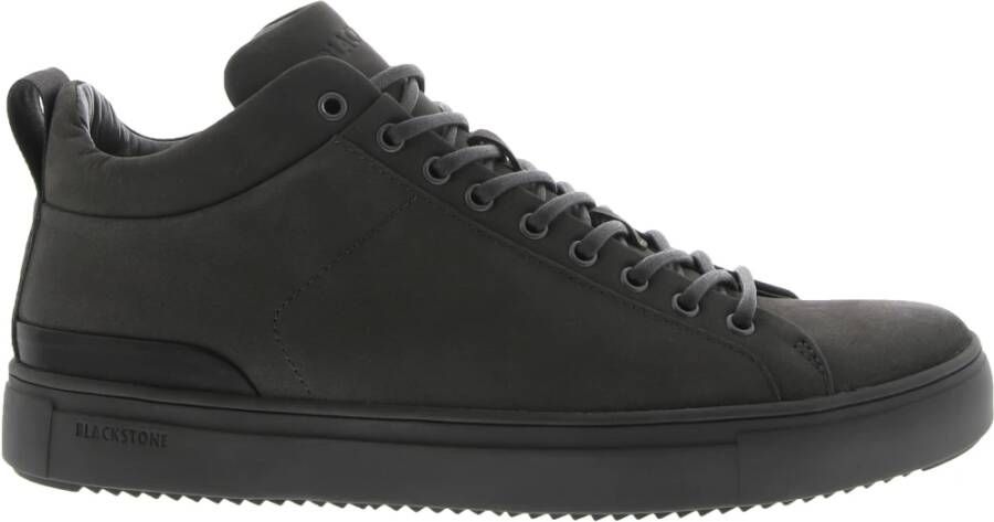 Blackstone Sg19 Thunderstorm Mid Top Sneaker , Grijs, Heren