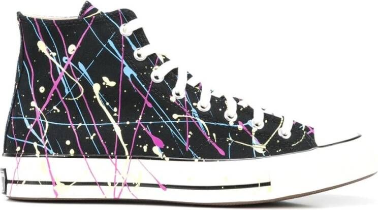 Converse Black Archive Paint Splatter Chuck 70 Sneakers , Zwart, Heren