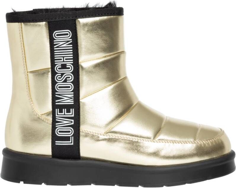 Love Moschino Enkel laarzen , Geel, Dames