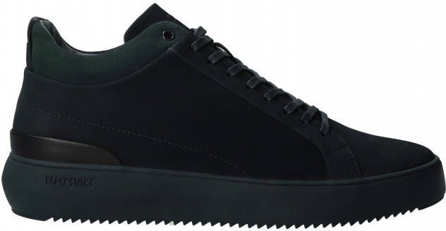 Blackstone Trevor Yg23 Navy Mid Sneaker , Blauw, Heren