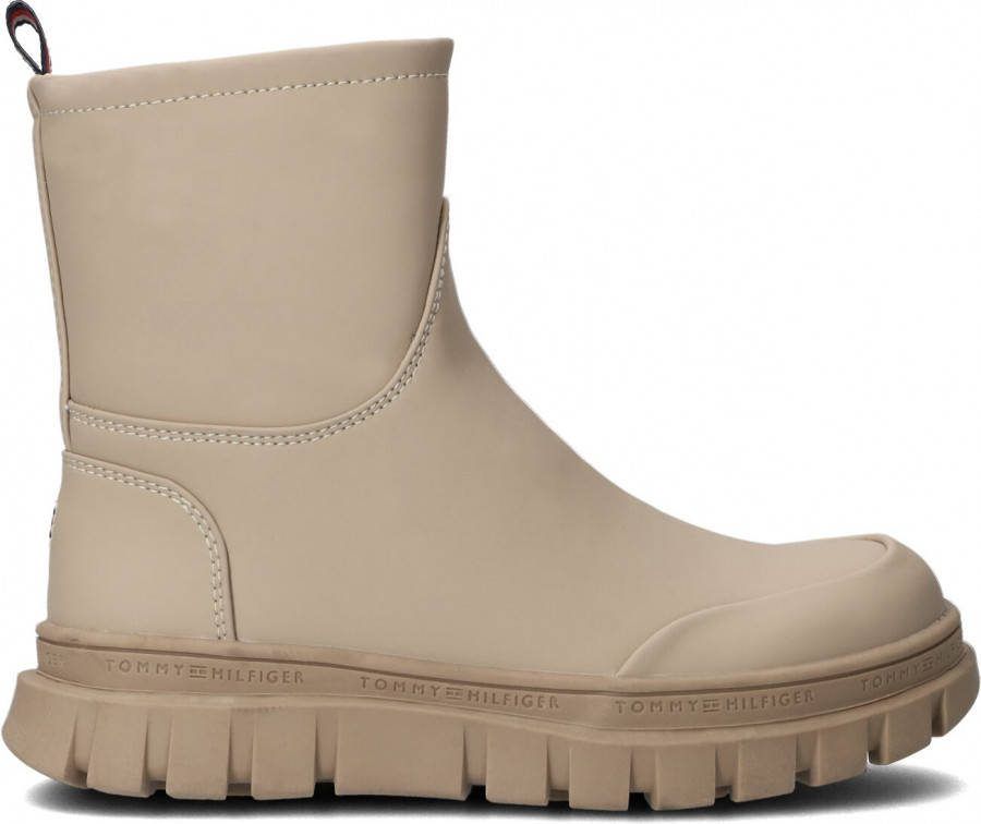 Tommy Hilfiger Bikerboots BOOTIE met logoborduursel bij de hiel