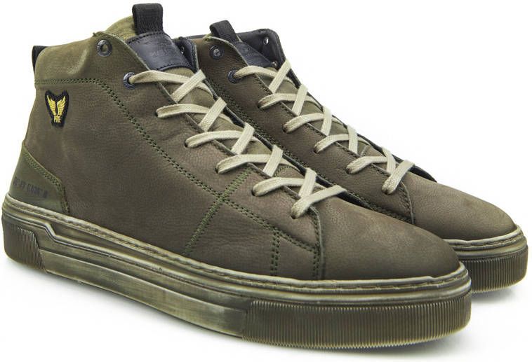 PME Legend Starwing hoge nubuck sneakers kaki