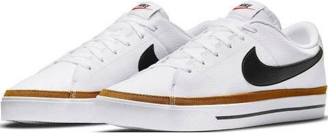Nike court legacy next nature sneakers wit/bruin heren