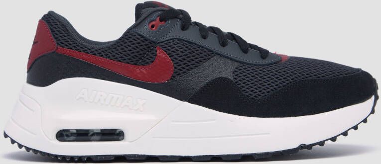 Nike air max systm sneakers zwart/rood heren