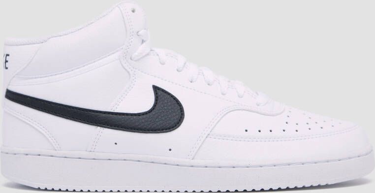 Nike court vision mid next nature sneakers wit/zwart heren