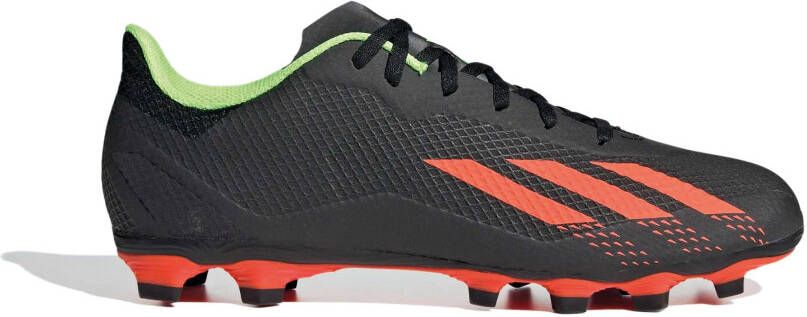 adidas X Speedportal.4 Gras/Kunstgras Voetbalschoenen(FxG)Zwart Rood Groen
