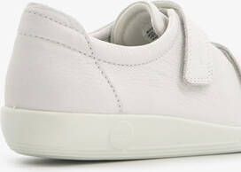 ECCO Soft 2.0 leren dames sneakers wit