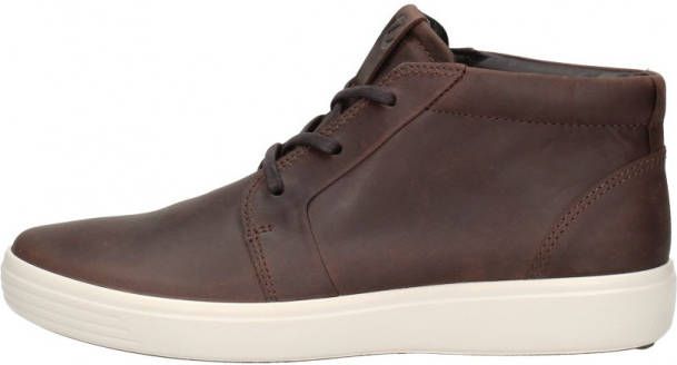Ecco Bruine Veterschoenen Soft 7 M Chocolat