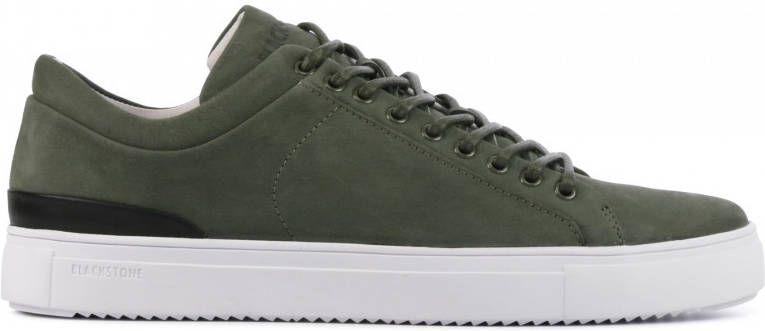 Blackstone PM56 nubuck sneakers groen