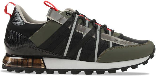 Cruyff Fearia Men 553 Olive Red Lage sneakers