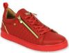 Lage Sneakers Cash Money Luxe Sneakers Jailor Red Gold - online kopen