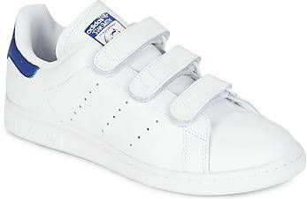 adidas Originals Stan Smith CF leren sneakers wit/kobaltblauw