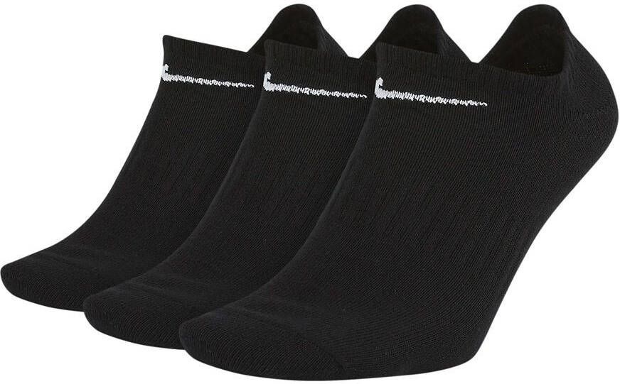 Nike Everyday Lightweight Onzichtbare trainingssokken(3 paar) Zwart