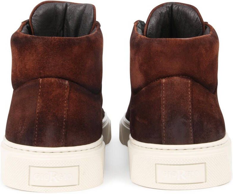 Giorgio hoge veterschoen donkerbruin