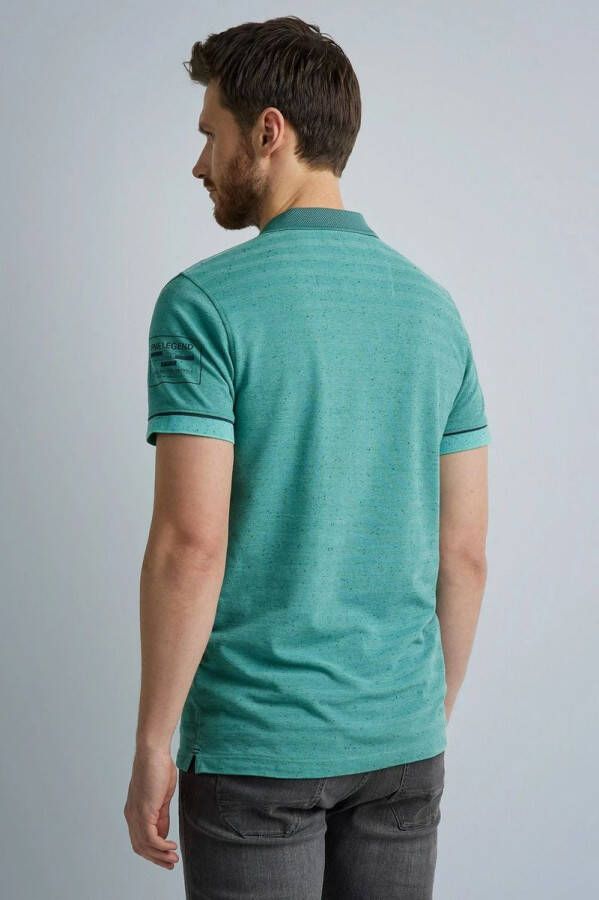 PME Legend Polo Pique Meadowbrook T shirt met korte mouwen , Blauw, Heren