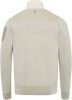 PME Legend Zip jacket cotton structure knit bone white , Beige, Heren online kopen