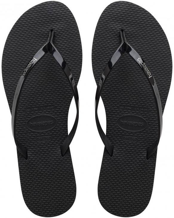 Havaianas Slippers Flipflops You Metallic Zwart