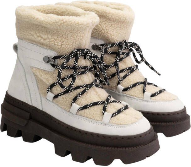 B.l.a.h. Witte Enkelboots Elisabete