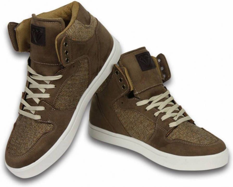 Hoge Sneakers Cash Money Schoenen Sneaker High Riff Taupe