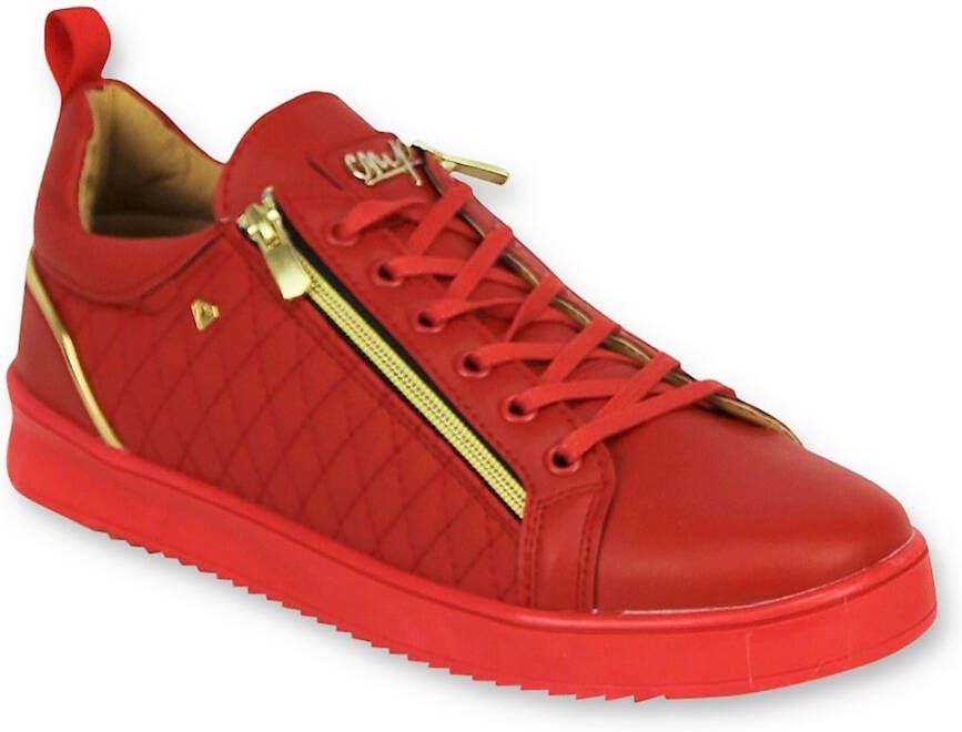 Lage Sneakers Cash Money Luxe Sneakers Jailor Red Gold -