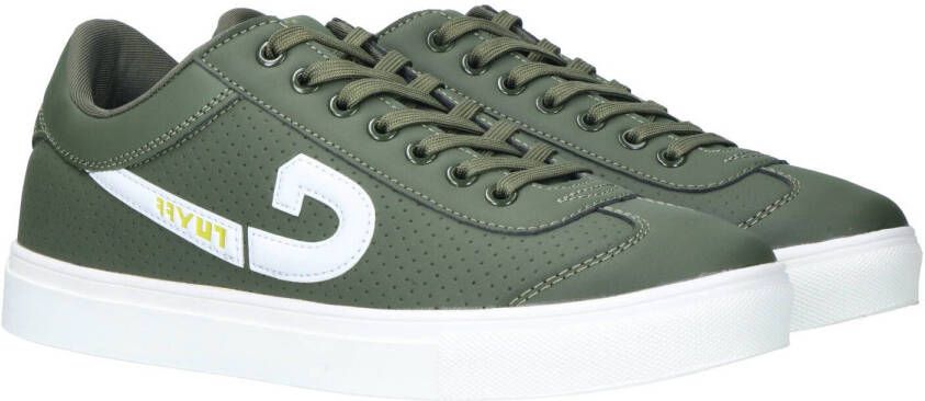 Cruyff Fash sneakers groen Imitatieleer