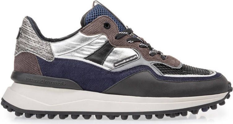 Floris van Bommel Noppi suède sneakers grijs