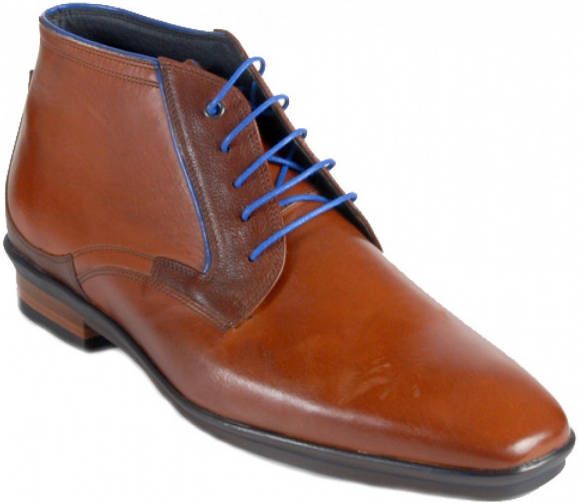 Floris van bommel SFM 50037 23 01 Cognac H Wijdte Veter boots