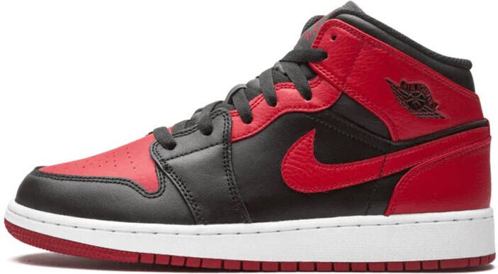 Jordan Air 1 Mid Banned 2020(Gs)sneakers , Rood, Dames