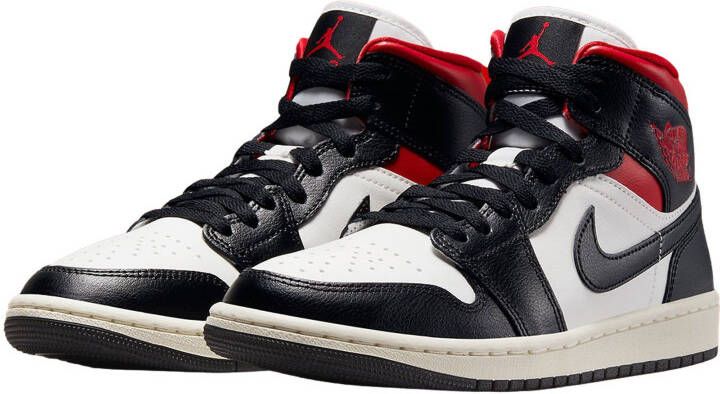 Jordan Air 1 Mid Gym Red Panda Nike, Zwart, Heren
