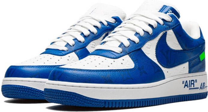 Nike Air force 1 low louis vuitton virgil abloh white royal