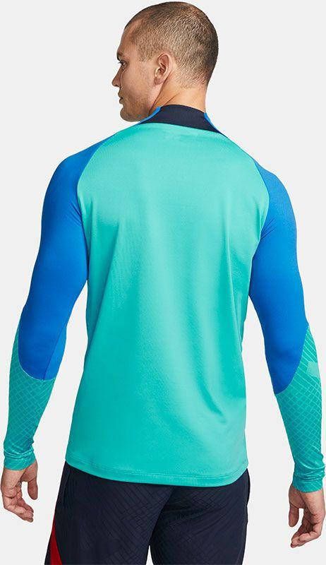 Nike FC Barcelona Strike Trainingstrui 2022 2023 Turquoise Blauw