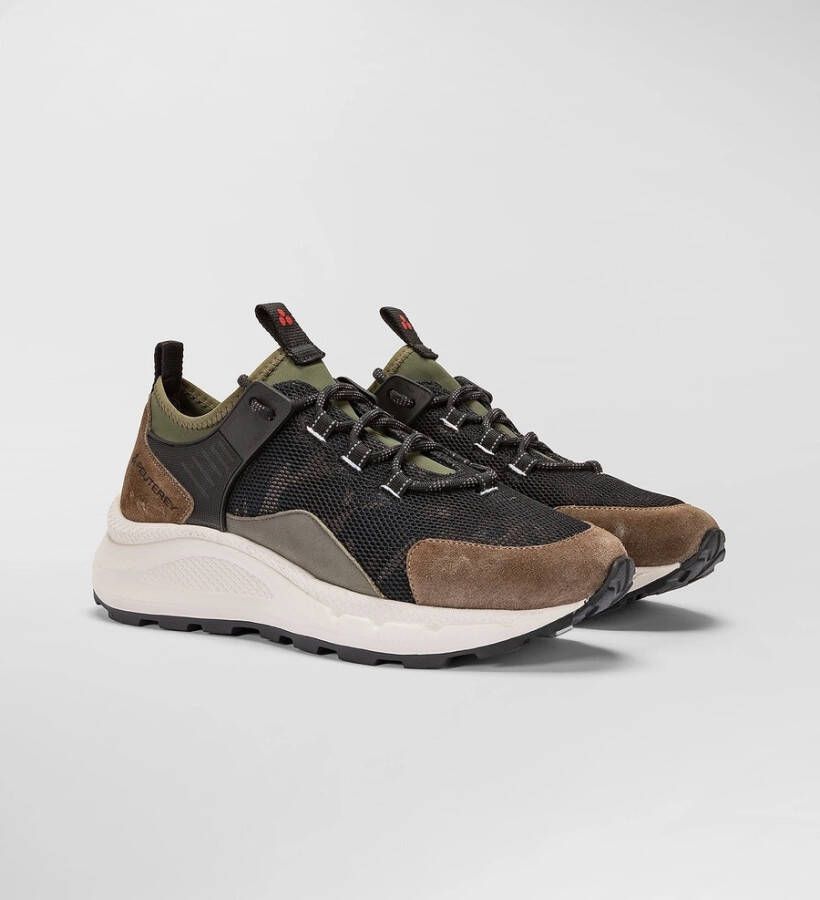 Peuterey Peutery mannen sneaker phanter camu , Zwart, Heren