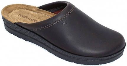 Rohde Pantoffels bruin Leer 370405