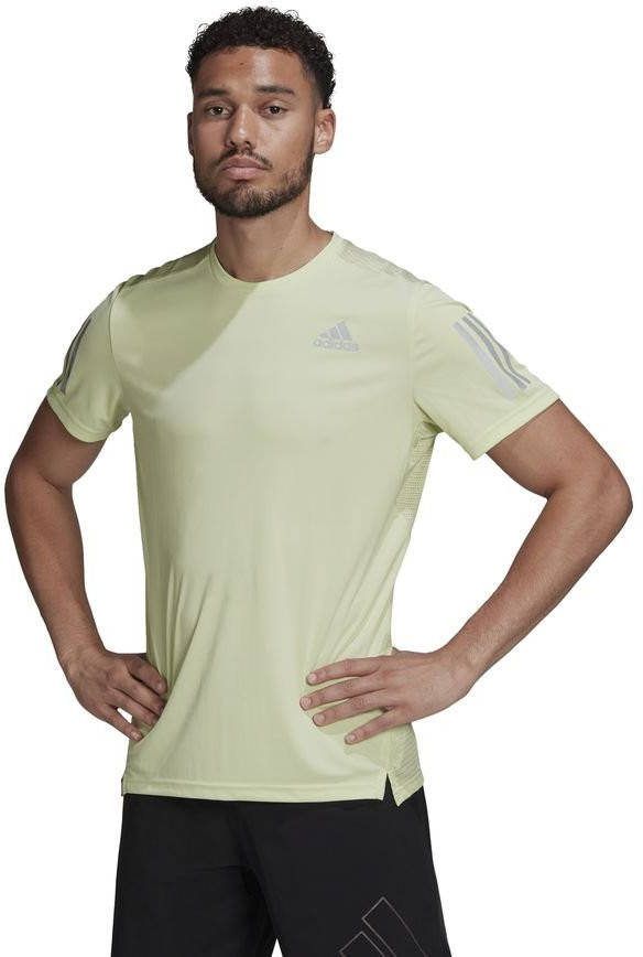 Adidas Own the Run T shirt Almost Lime/Reflective Silver Heren