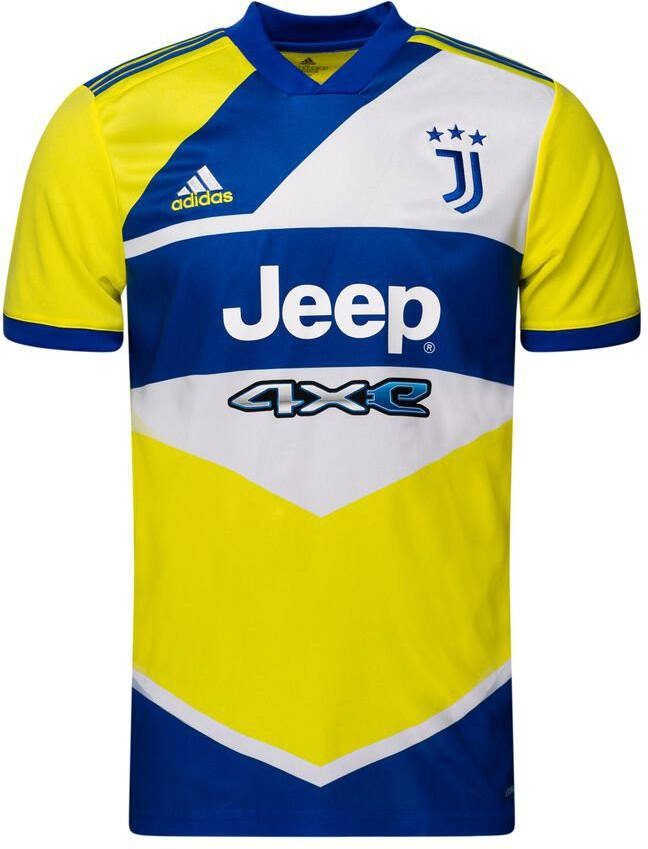 adidas juventus fc third shirt 21/22 blauw/geel heren