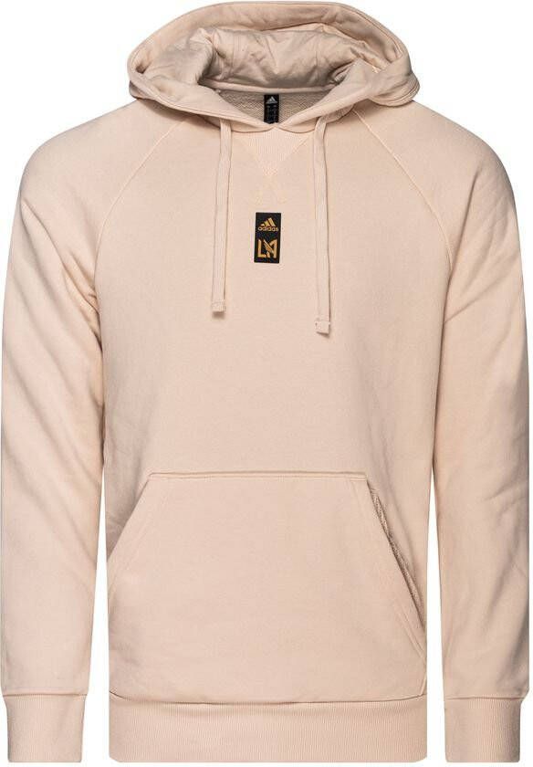 adidas Los Angeles FC Travel Hoodie 2022 2023 Beige
