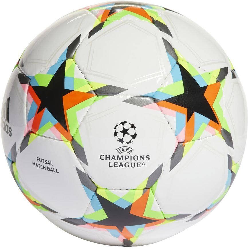 adidas Voetbal Pro Sala Champions League 2022 Wit/Zilver/Turquoise
