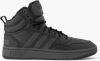 Adidas hoops 3.0 mid winterized sneakers zwart/grijs heren online kopen