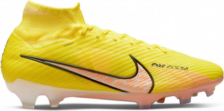 Nike Zoom Mercurial Superfly 9 Elite Gras Voetbalschoenen(FG)Geel Roze