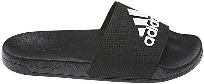 adidas Performance Adilette badslippers zwart/wit