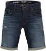 PME Legend Donkerblauwe Shorts Tailwheel Shorts Dark Blue Destroy online kopen